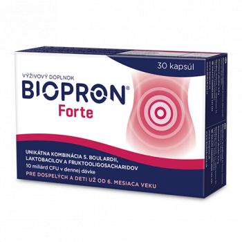 Biopron forte 30 kapsúl probiotiká biopron