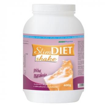 Slim DIET shake, príchuť jahoda s banánom 400g