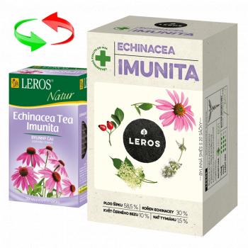 Leros bylinný čaj na imunitu s echinaceou nový obal