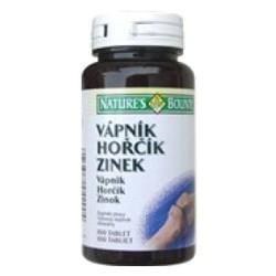 Vápnik Horčík Zinok Nature's Bounty 100tbl