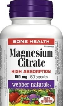 Magnesium citrate 150mg 60cps