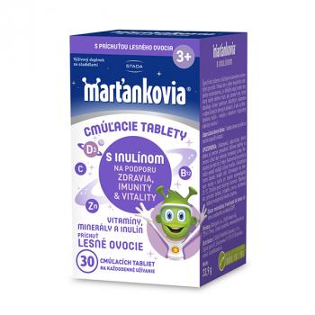 Martankovia s inulínom príchuť lesné ovocie 30tbl