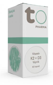 TOTO Vitamín K2 + D3 + Vápnik 60cps 