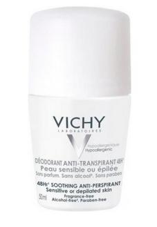 VICHY Antiperspirant 48h pre citlivú a depilovanú pokožku roll-on 50ml