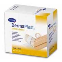 DermaPlast textile elastic Elastická textilná náplasť na rany telovej farby 4cm x 5m