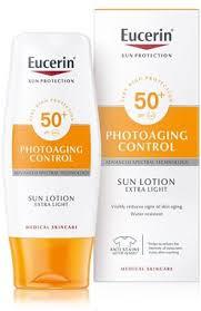 Eucerin Photoaging Control Extra ľahké mlieko na opaľovanie SPF50 150ml